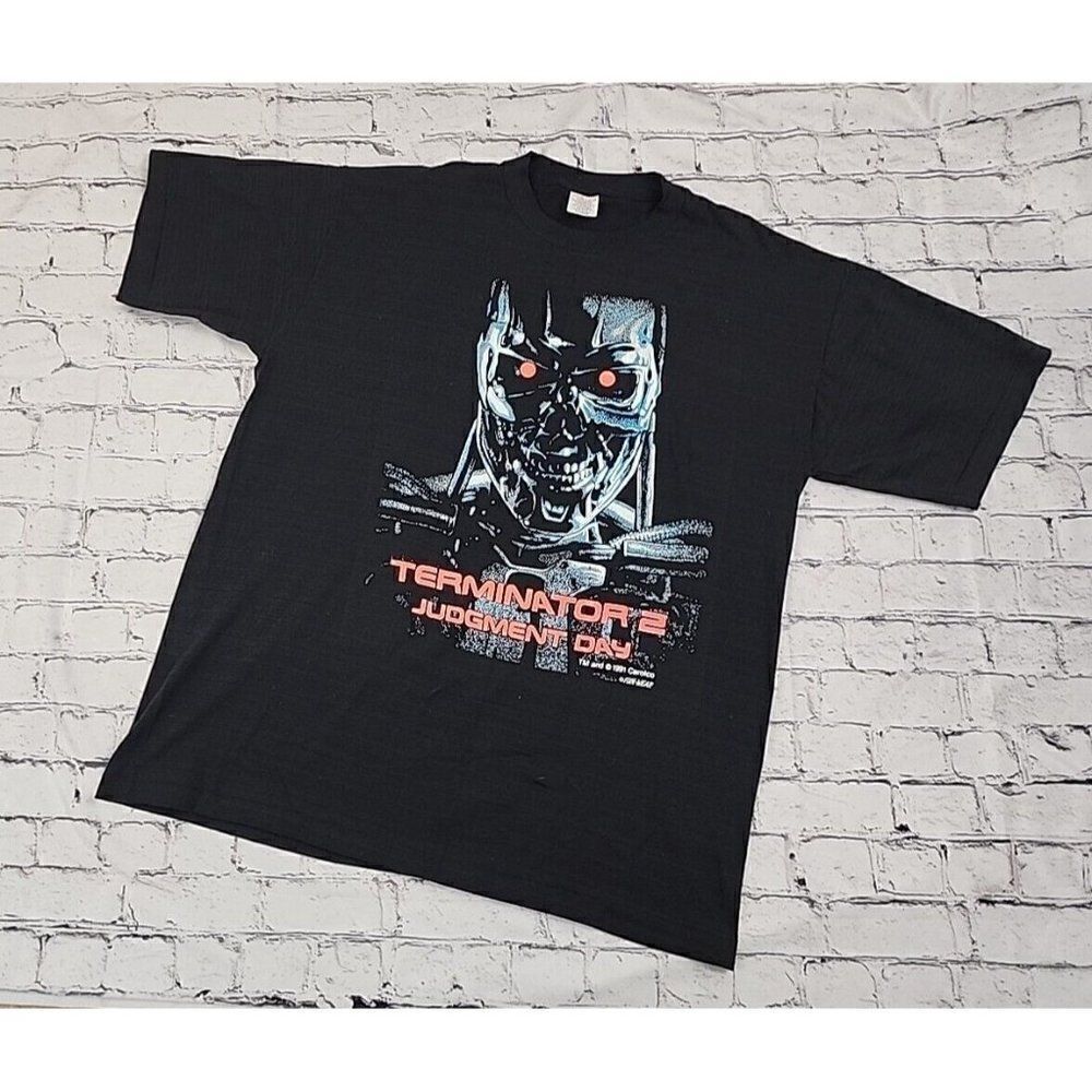 NOS Vintage 1991 Terminator 2 Judgement Day Promo T-Shirt Men’s Size XL